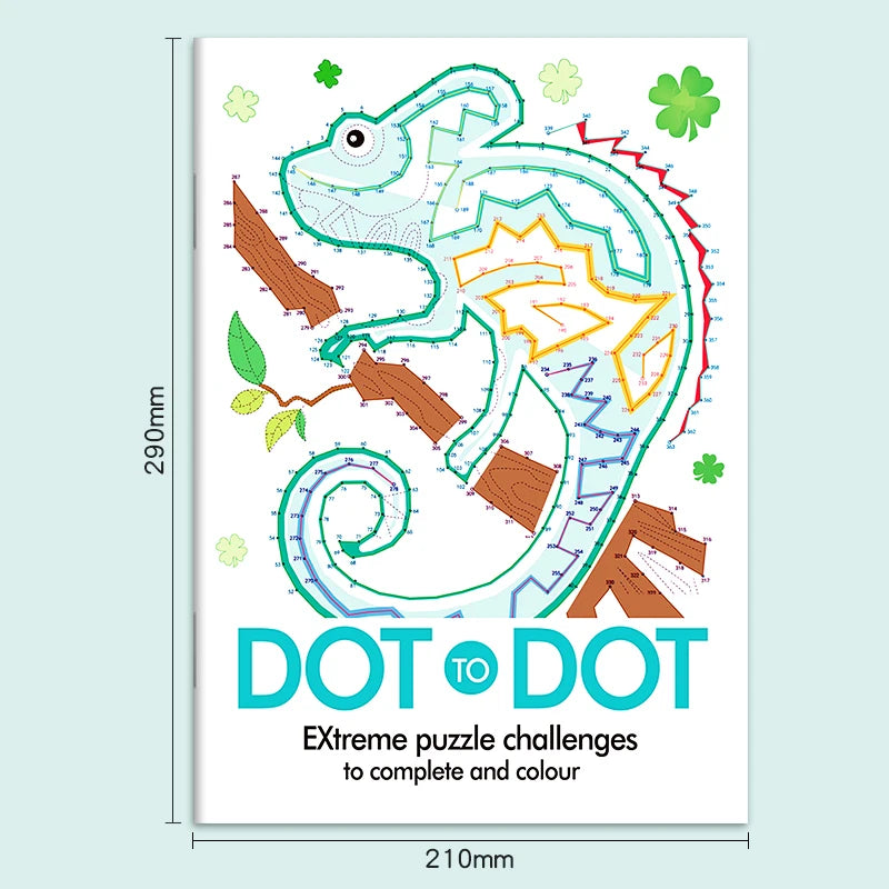 Extreme Dot To Dot Coloring Book | Fun Puzzle Activity for All Ages