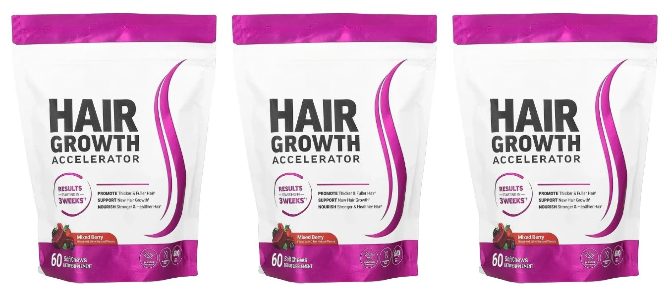 Berry Flavor Hair Vitamins Gummies | Promote Healthy Hair Growth