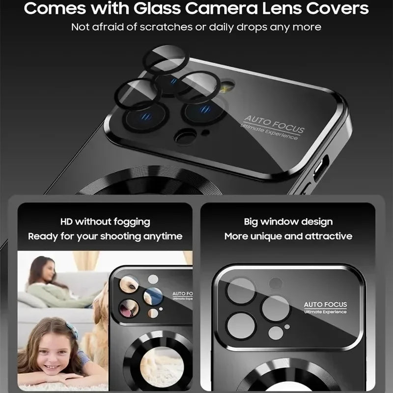 Titanium Metallic Matte Case for iPhone | Premium Camera Protection