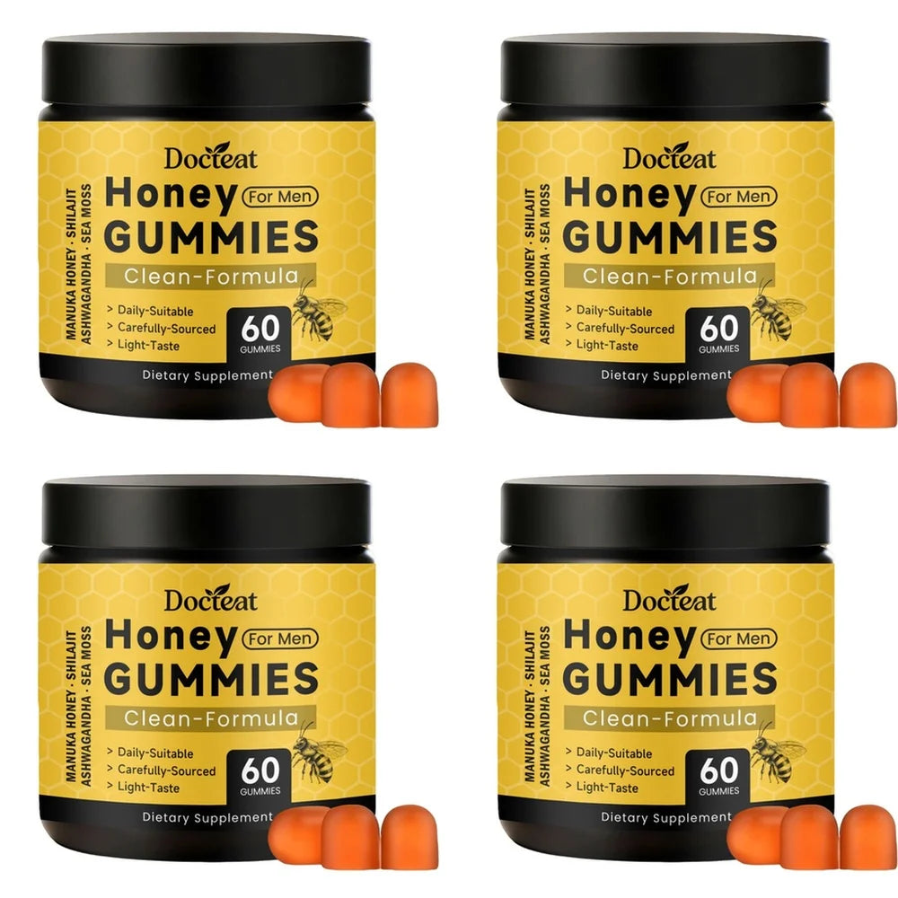 Daily Stress Relief Gummies for Men | Shilajit & Ashwagandha