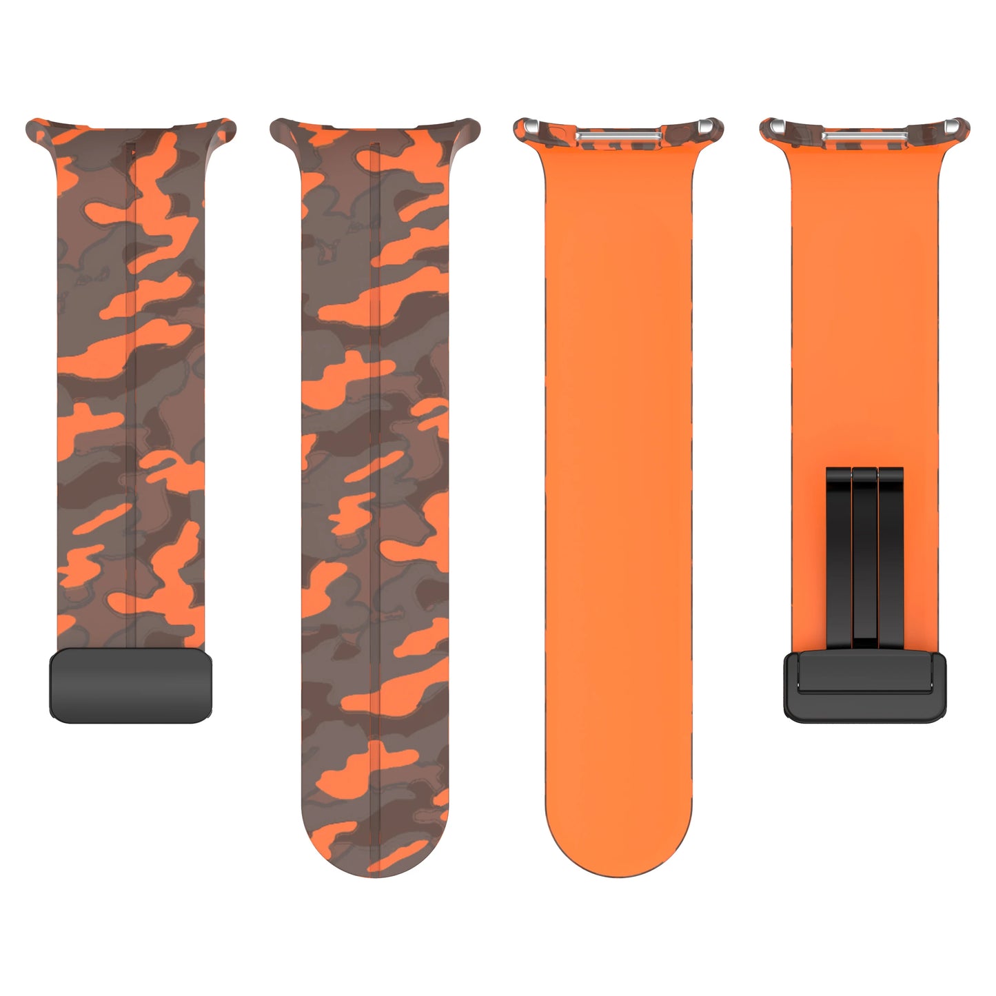 Silicone Sport Strap for 47mm Smartwatch | Magnetic Folding Clasp