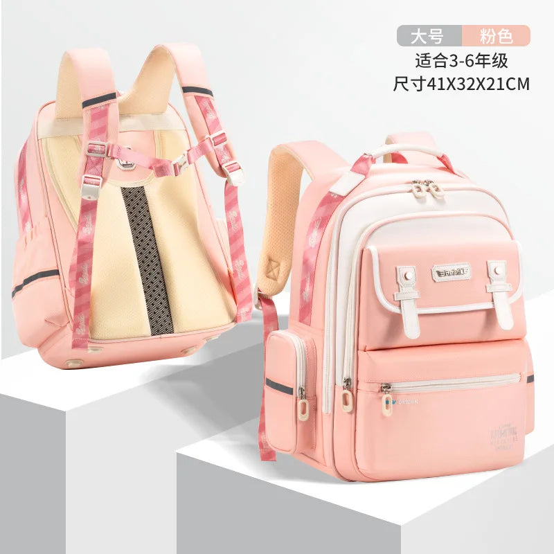Kids Ergonomic Backpack with Spine Protection | Cloud-Design School Bag