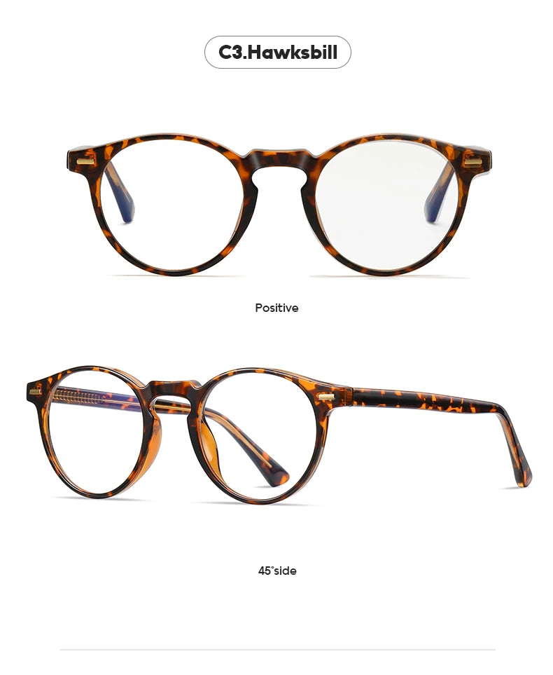 Stylish Women's Geometric Prescription Glasses | Blue Light Blocking