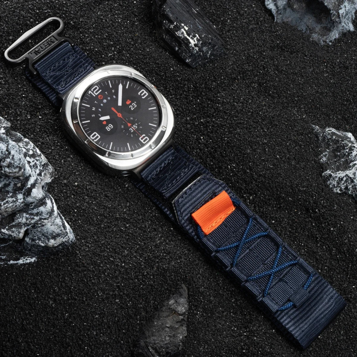 No Gaps Nylon Strap for Galaxy Watch 7 Ultra | Quick Fit Sports Band