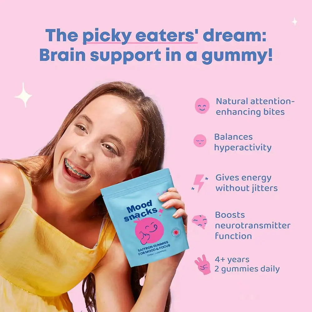 Focus & Calm Gummies for Kids & Teens | Mood Support Chewables