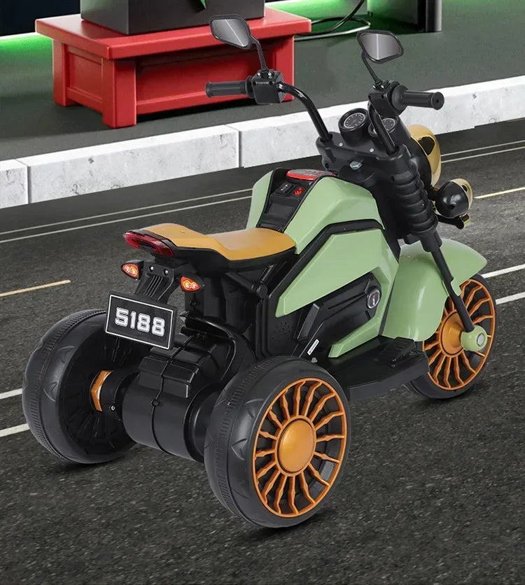 Kids Electric Motorcycle Toy | Safe Ride-On with Music & Lights