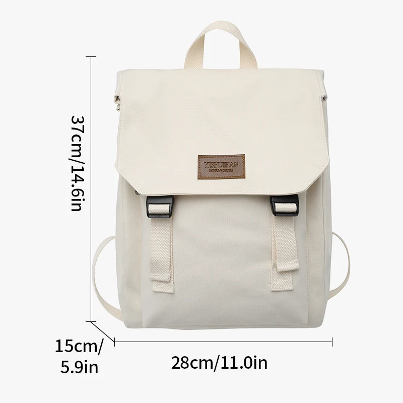 Large Capacity Canvas Backpack for Students | Stylish and Durable