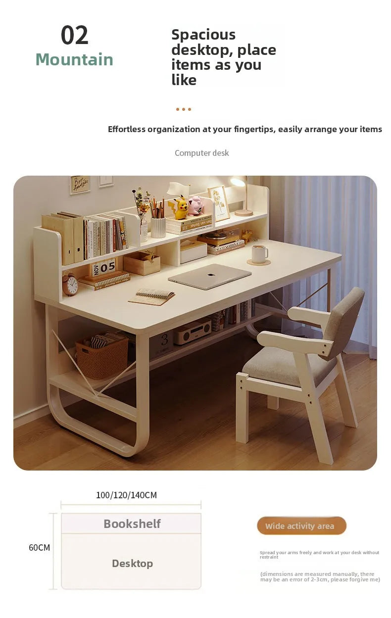 Simple and Stylish Desktop Computer Desk for Home Office
