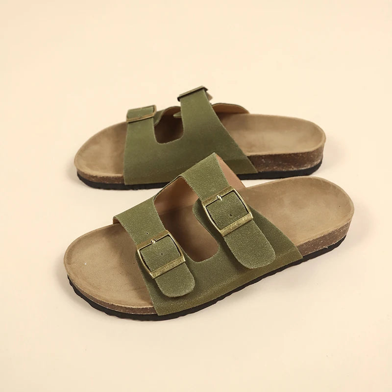Women's Stylish Flat Beach Sandals | Comfortable Outdoor Slippers