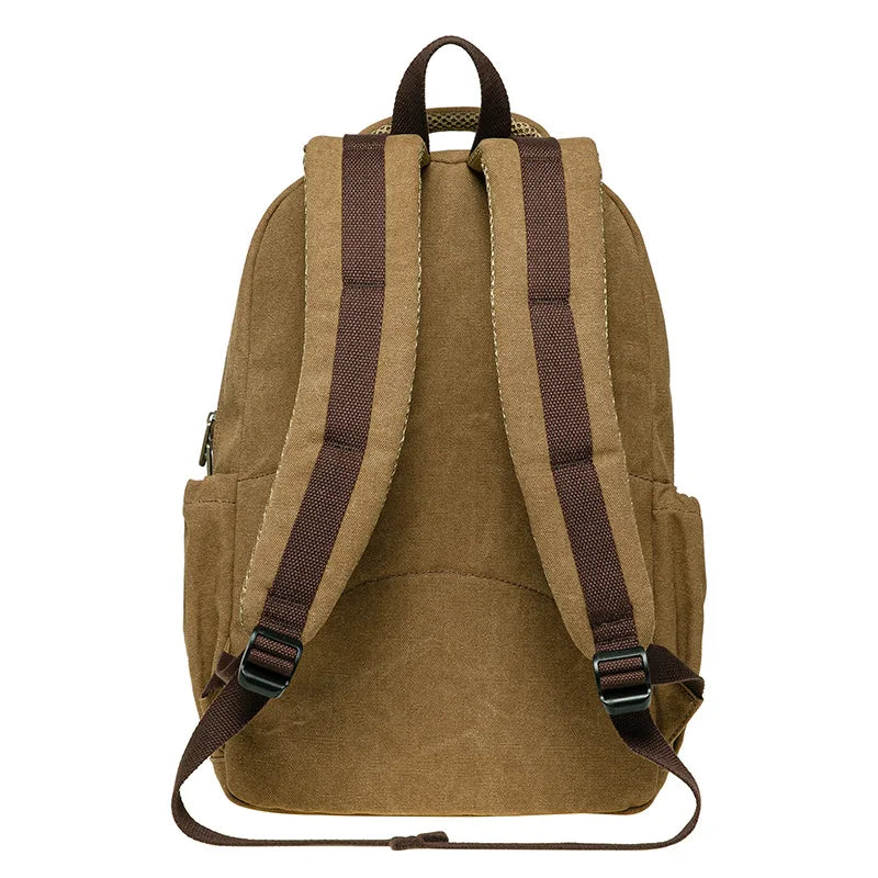Vintage Canvas Backpack | Stylish Backpack for School & Travel