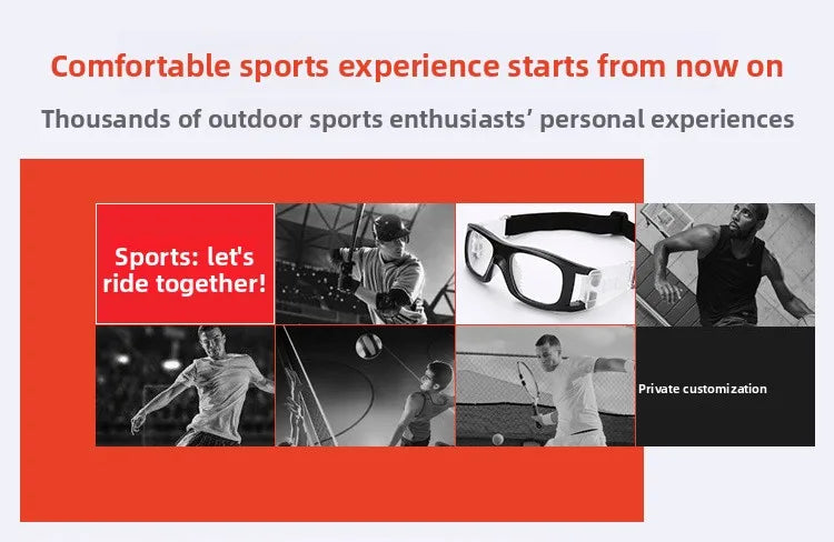 Sporty Myopia Glasses | Anti-Collision & Anti-Explosion Eyewear
