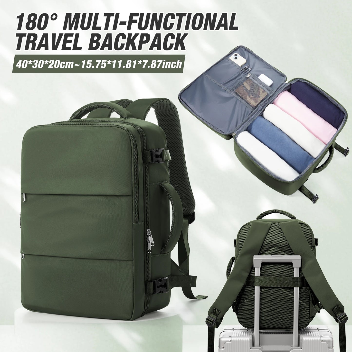 Waterproof Travel Backpack for Men and Women | Business & School Bag