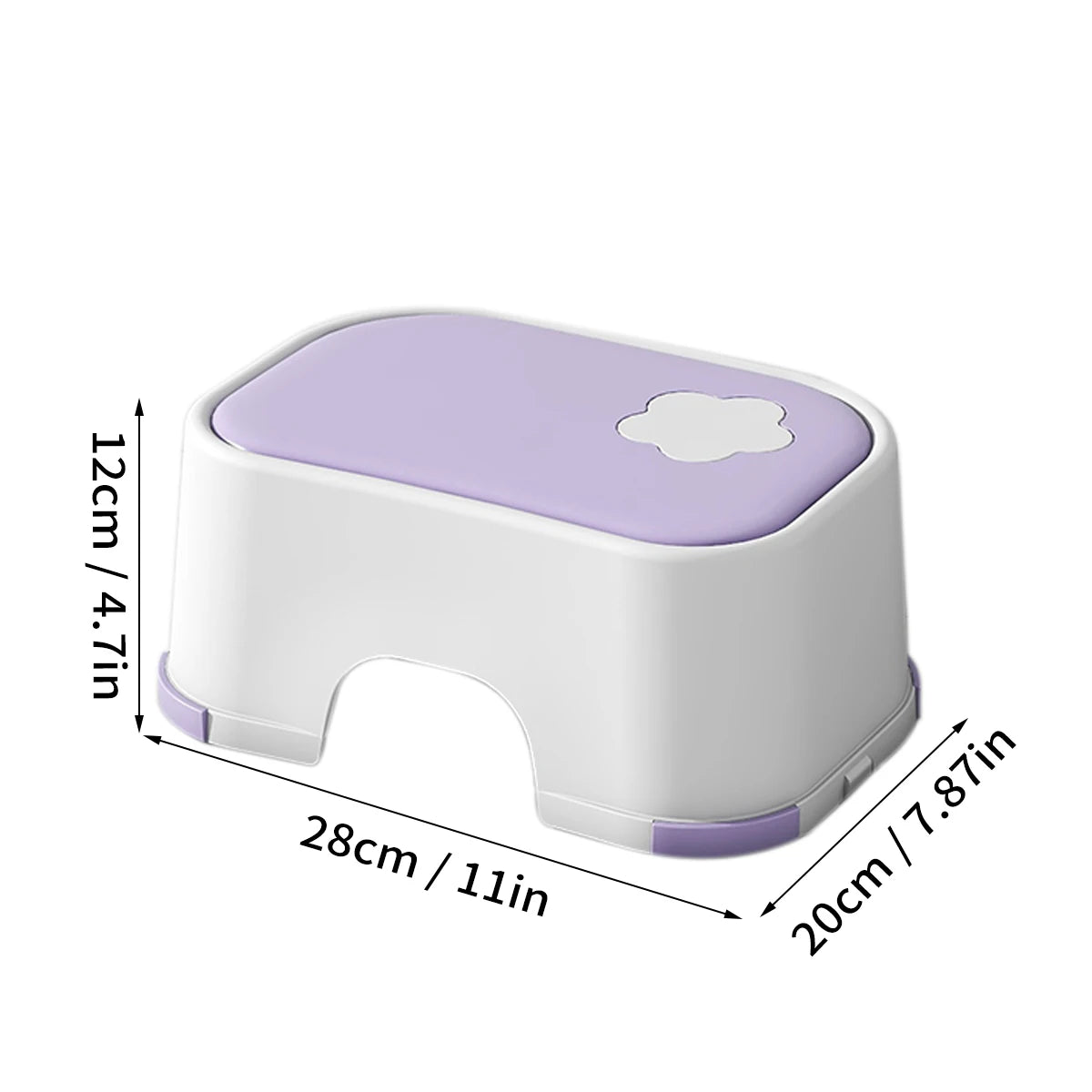 Kid's Non-Slip Step Stool for Bathroom & Living Room | Safe & Easy Access