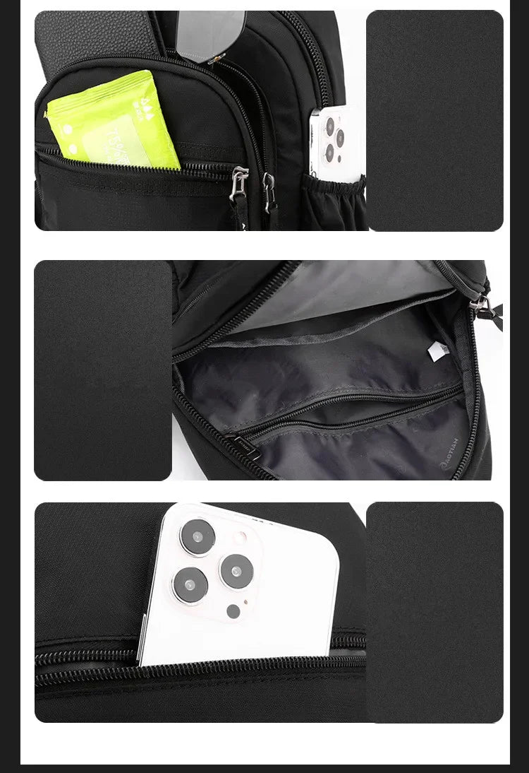 Casual Men's Multi-Functional Shoulder Bag | Perfect Travel Companion