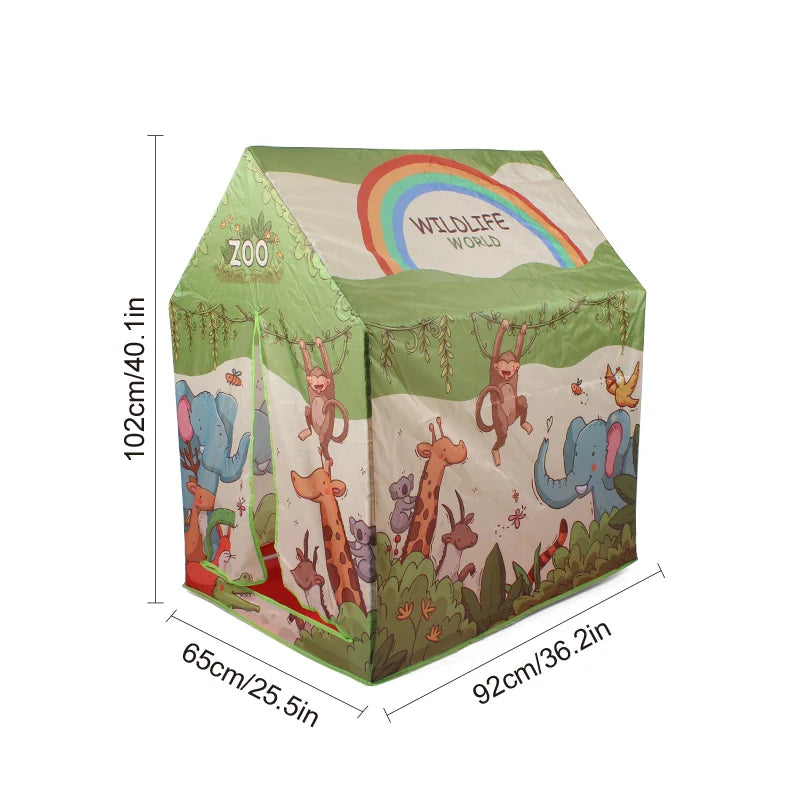 Children's Fun Toy Castle Tent | Portable Playhouse for Kids