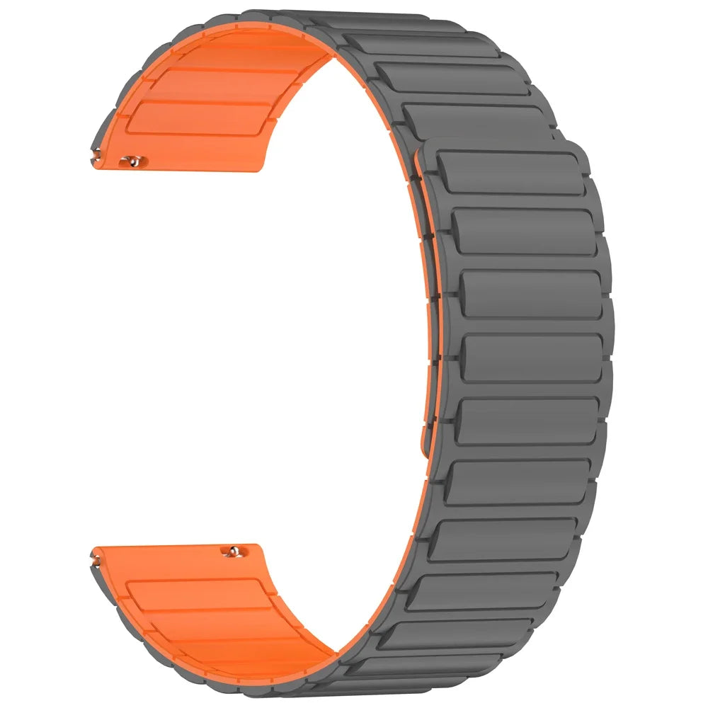 22mm Magnetic Silicone Strap | Versatile Sports Band Bracelet