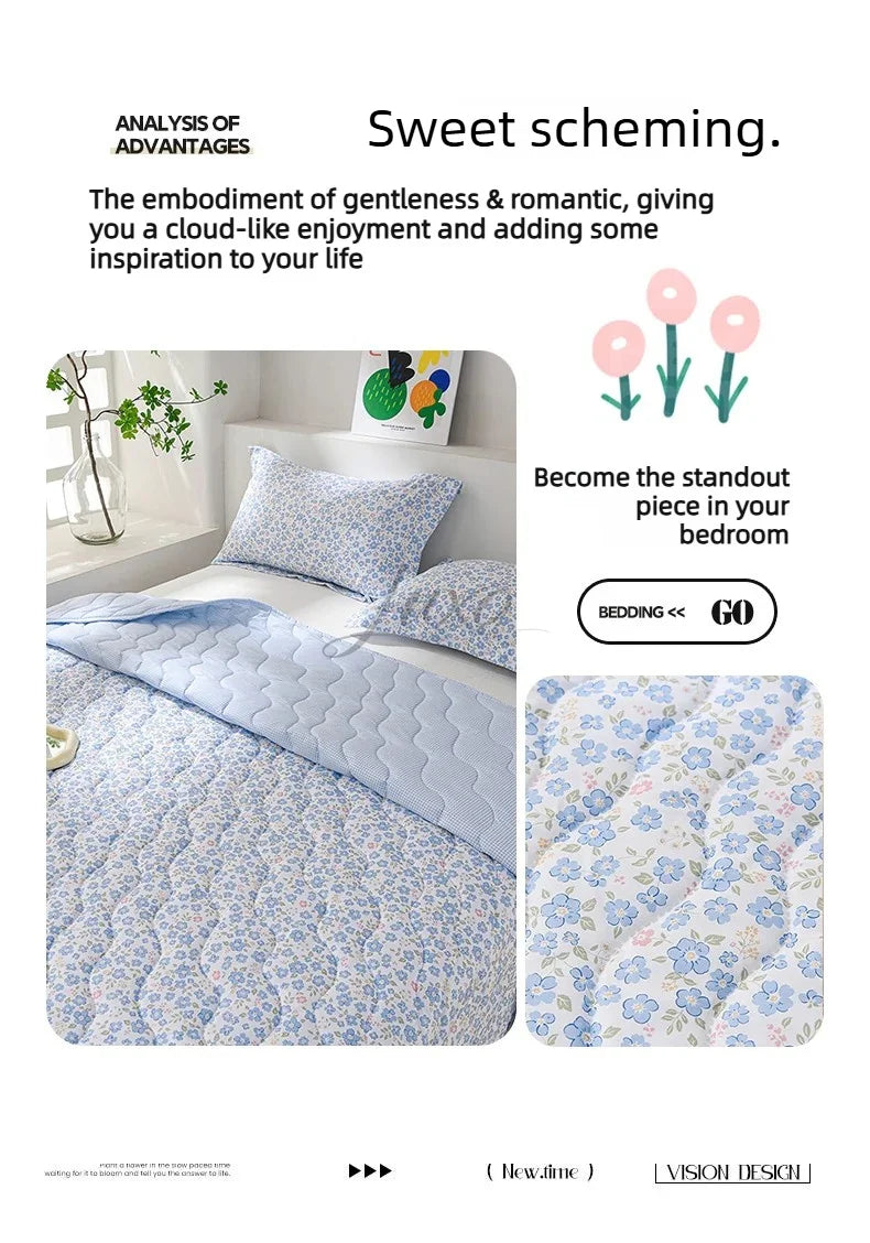 Lightweight Breathable Cooling Summer Quilt | Soft Duvet Comforter