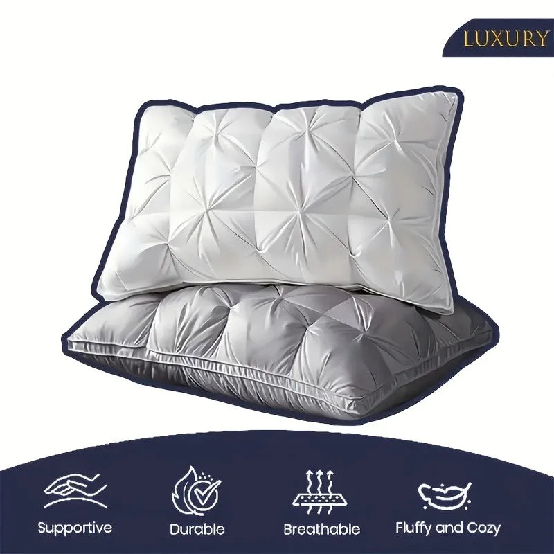 Comfortable Cervical Pillow | Elegant Twisted Flower Design