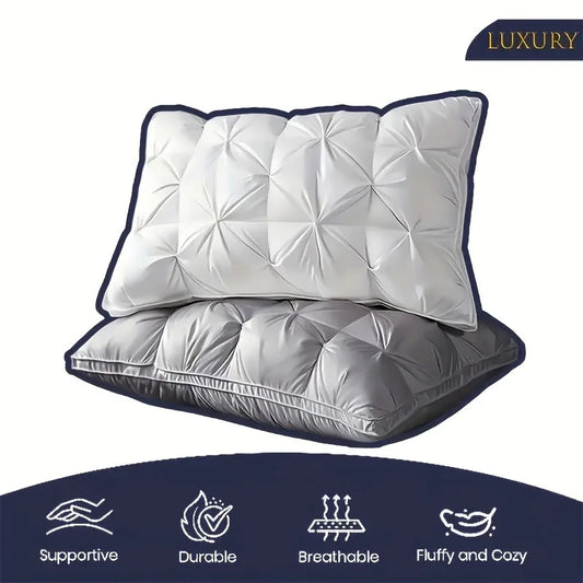 Almohada cervical cómoda | Elegante diseño floral retorcido
