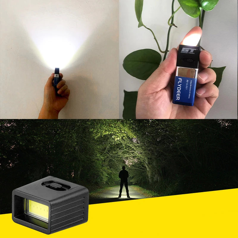 Mini luz LED de llavero | Linterna compacta y portátil para exteriores