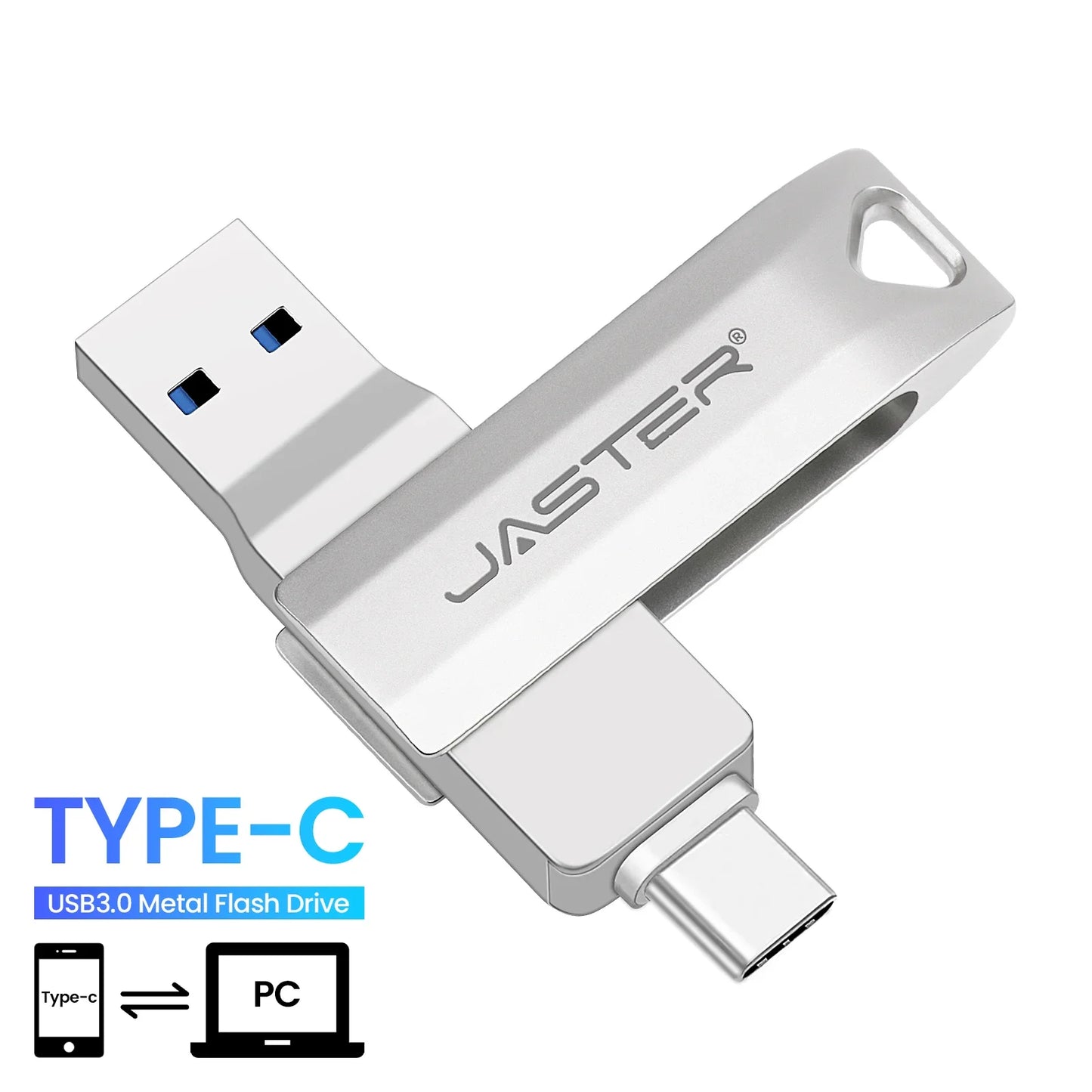 USB-C OTG Dual Pendrive | High-Speed Metal Flash Drive Options
