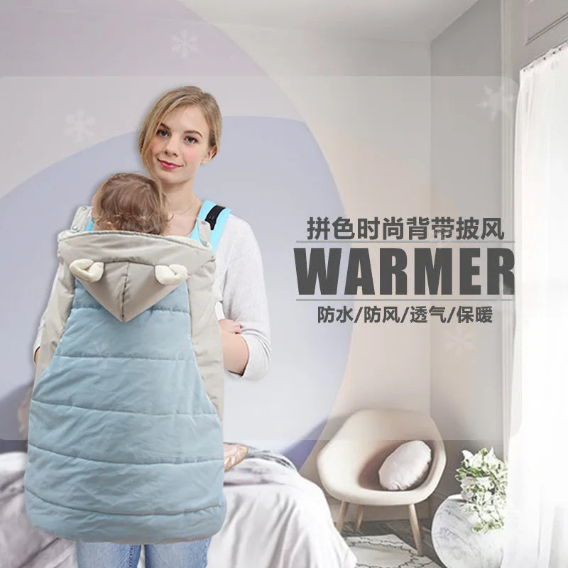 Baby Carrier Wrap Cocoon Newborn Waist Seat Warm Baby Blanket Shoulder Shawl Outdoor Spring Autumn Winter Windproof Coat Blanket
