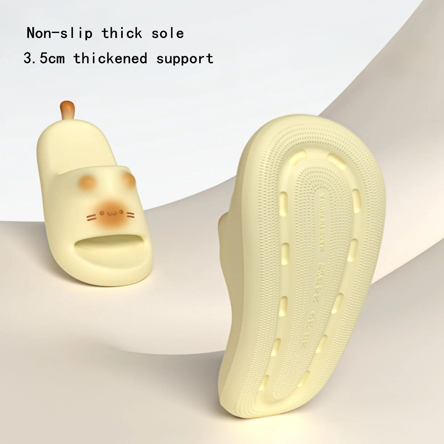 Cute Cat Slippers for Women | Lightweight Non-Slip Indoor Footwear