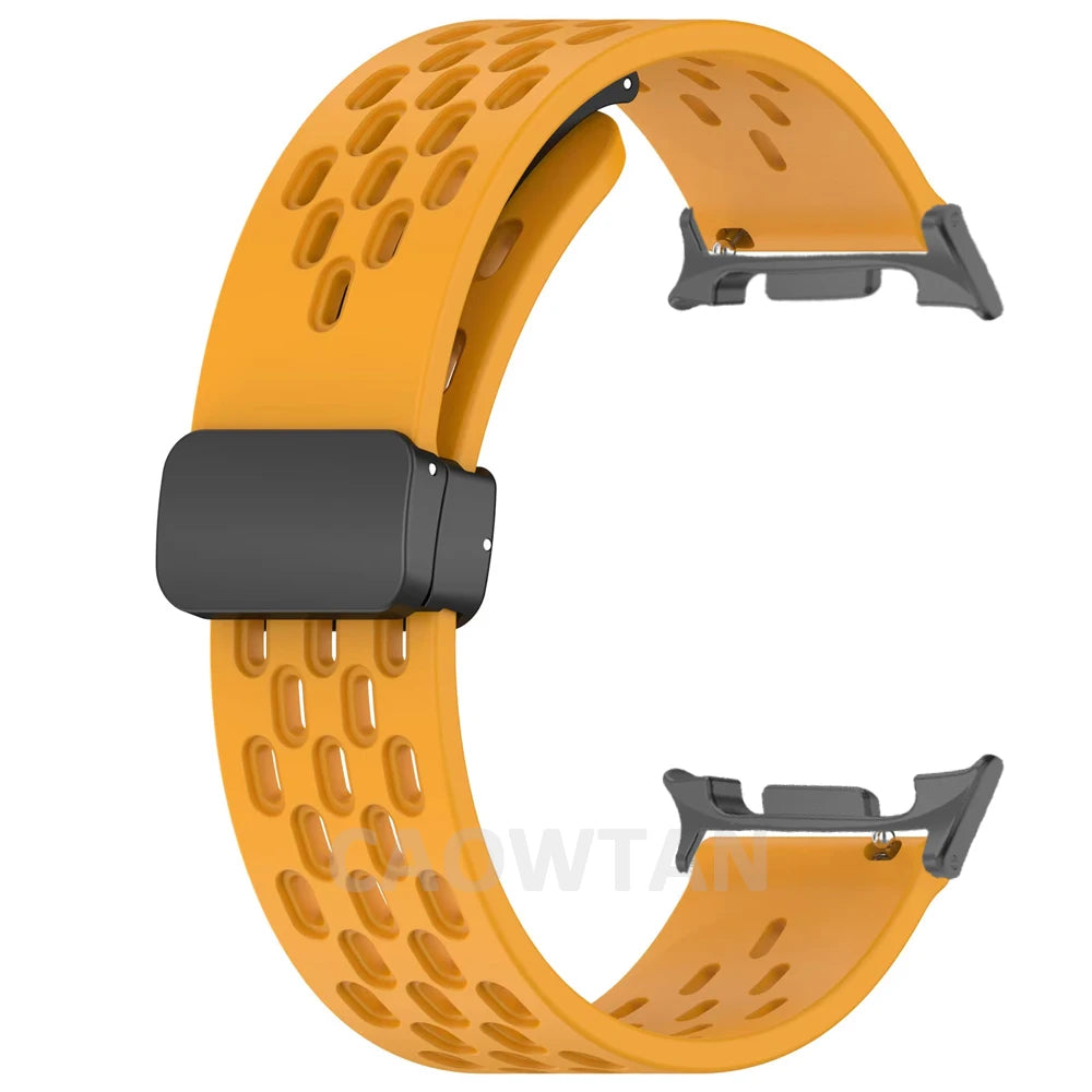 Breathable Sports Silicone Strap for Galaxy Watch | Magnetic Clasp