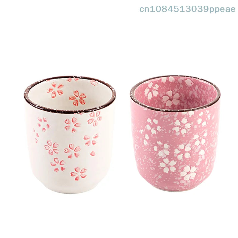 Elegante Taza de Té de Cerámica Rosa y Blanca | Perfecta para Amantes del Té