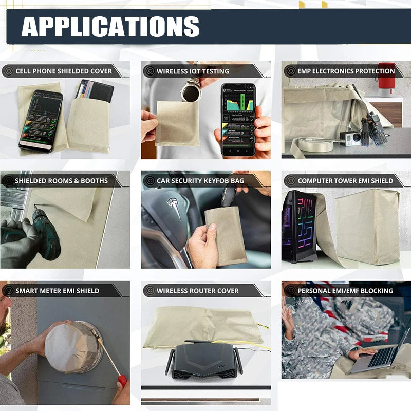 RFID Shielding Anti-Radiation Fabric | EMF Protection Cloth