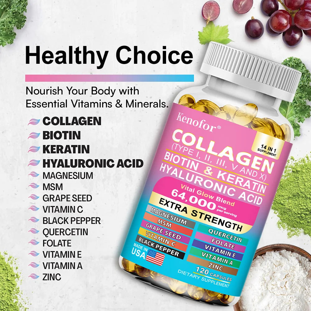 Complex Collagen Capsules for Skin, Joints & Overall Health