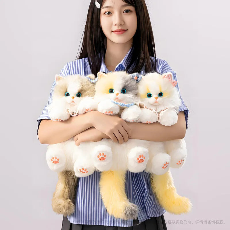 Cute Cat Plush Backpack | Adorable Stuffed Animal Toy for Girls