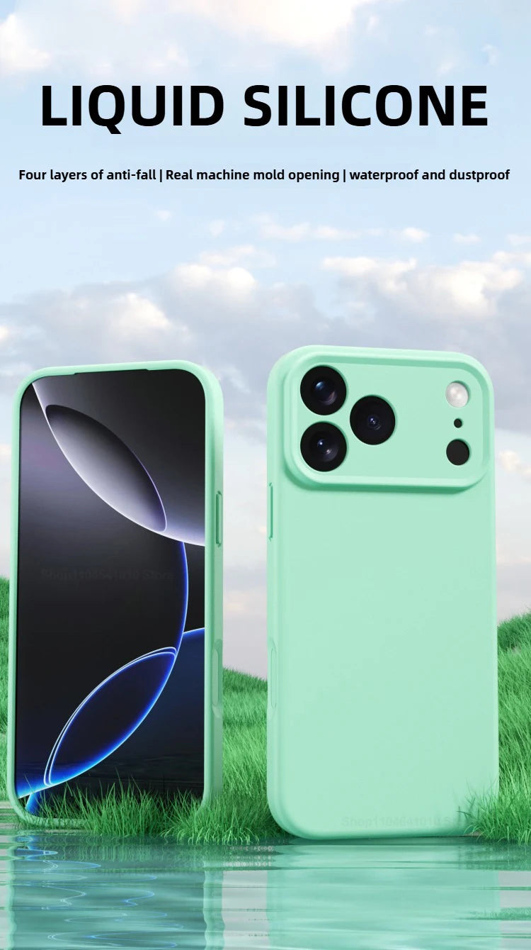 Silicone Magnetic Phone Case for iPhone | Shockproof & Sleek
