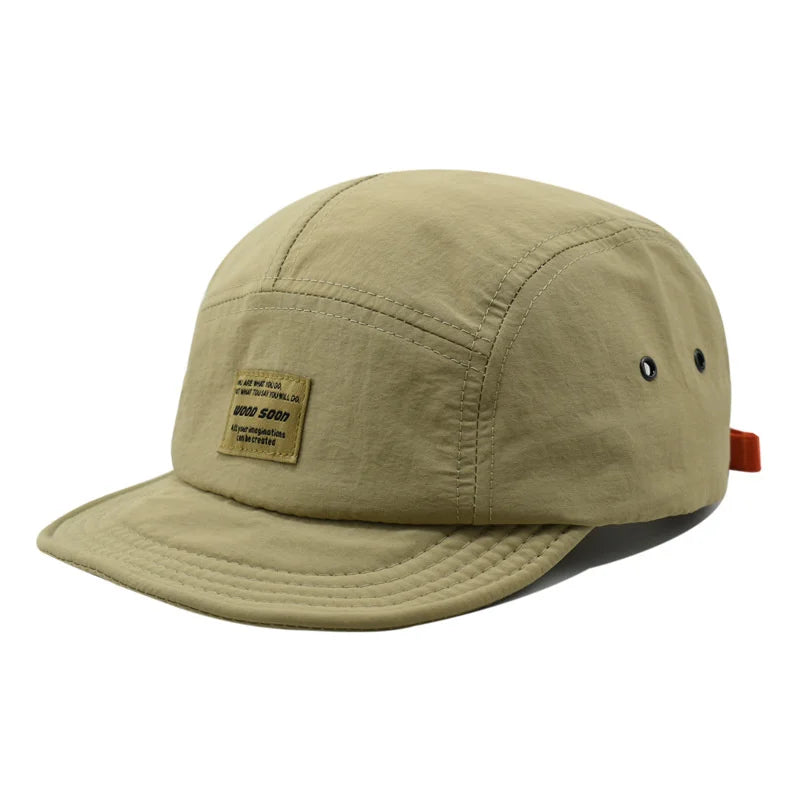 Adjustable 5 Panel Baseball Cap | Quick-Drying Sunscreen Hat