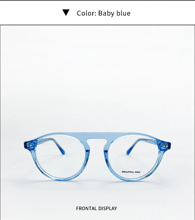Unisex Rectangle Eyeglass Frames with UV Protection | Stylish and Versatile