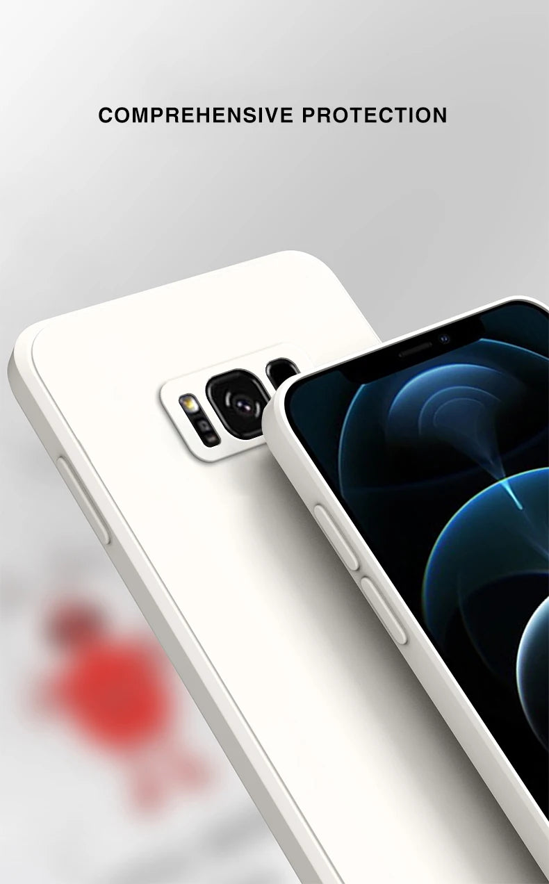 Soft Shockproof Silicone Phone Case for Galaxy Devices | Stylish Protection
