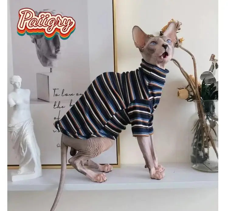 Trendy Retro Cat T-Shirt | Must-Have Summer Pet Clothing