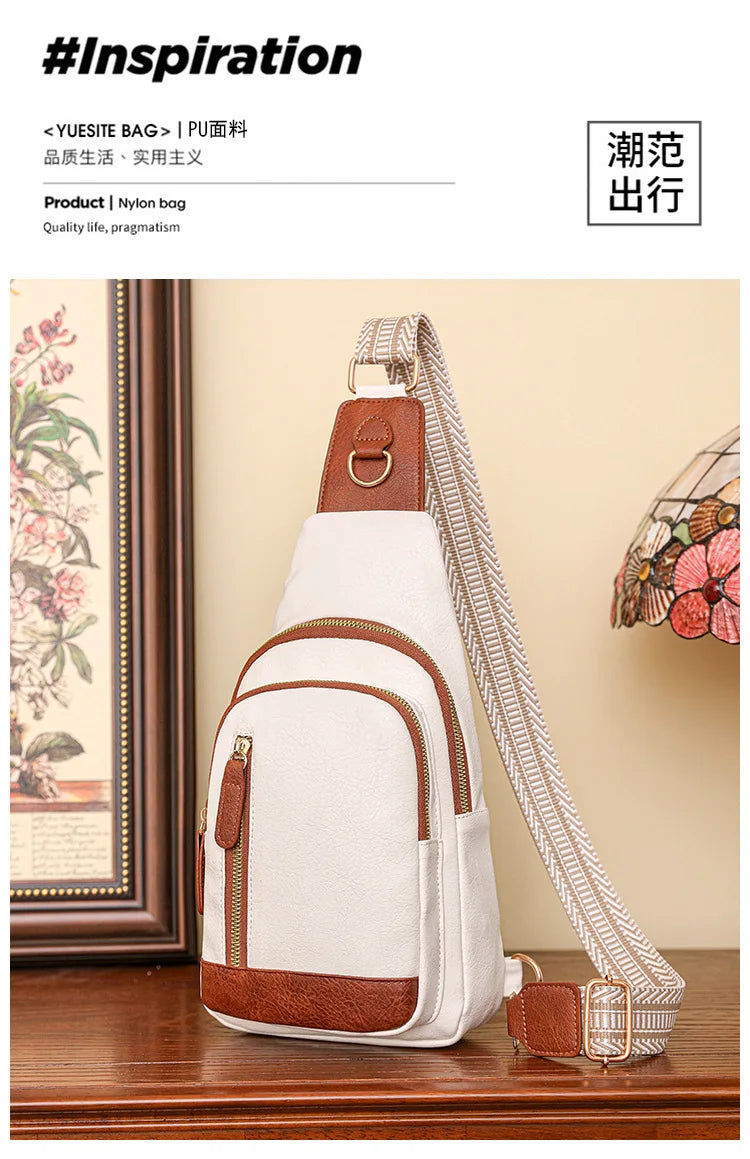 Stylish PU Leather Women Sling Bag | Versatile Crossbody Pack