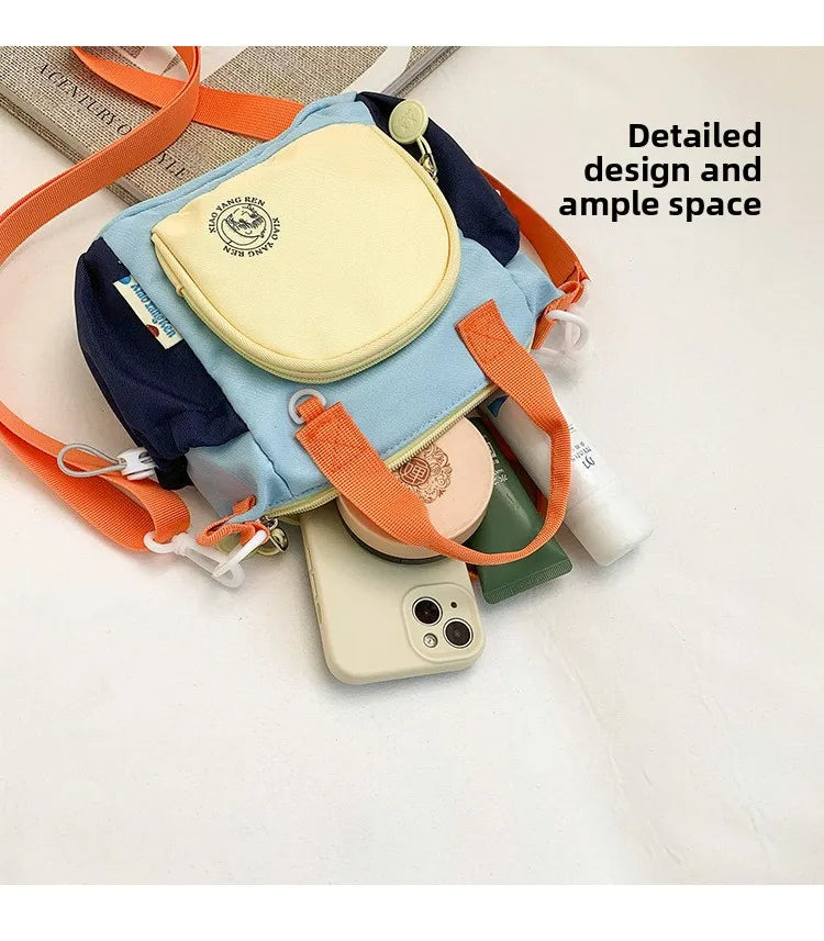 Elegante Bolso de Hombro Color Block | Bandolera Versátil para Mujer