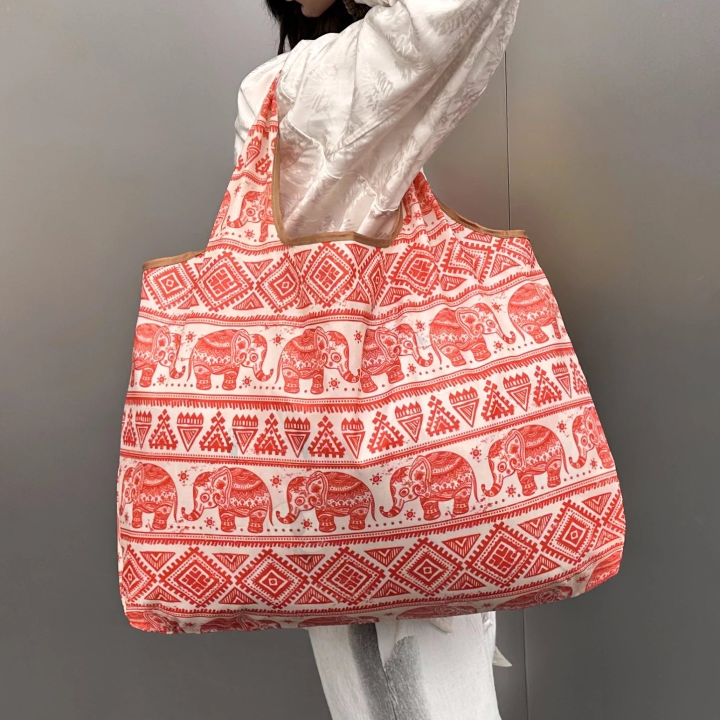 Bolso de Hombro de Gran Capacidad | Bandolera Ligera y Plegable