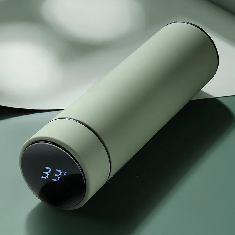 500ML Smart Insulated Water Bottle with Temperature Display