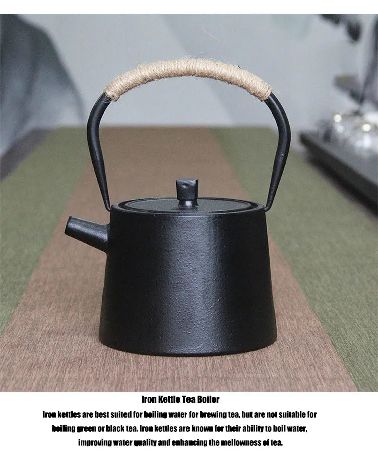 Large Capacity Japanese Cast Iron Teapot | Perfect for Home & Outdoors