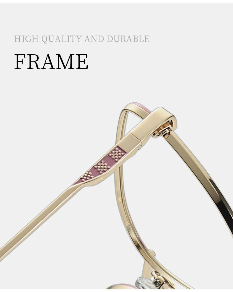 Custom Cat Eye Prescription Glasses for Myopia & Astigmatism