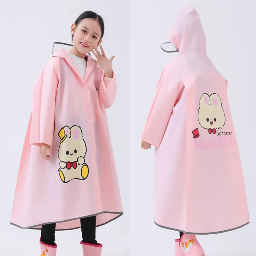 Impermeable de dinosaurio de dibujos animados para niños | Divertida chaqueta para exteriores