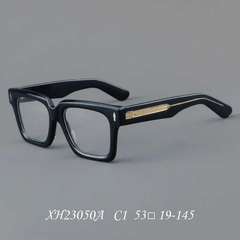 Customizable Retro Geometric Square Anti-Blue Light Eyewear