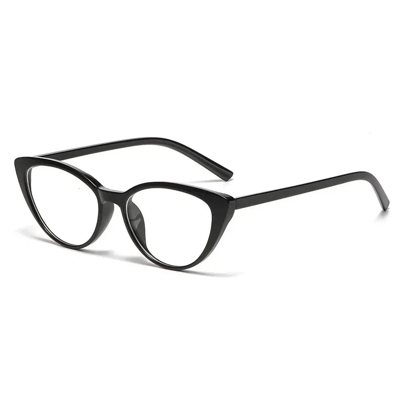 Fashionable cat-eye full-frame reading glasses, retro style, fashionable anti-blue light glasses, ladies' reading glasses
