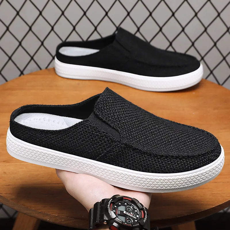 Men's Summer Breathable Half Slippers | Comfortable Casual Shoes