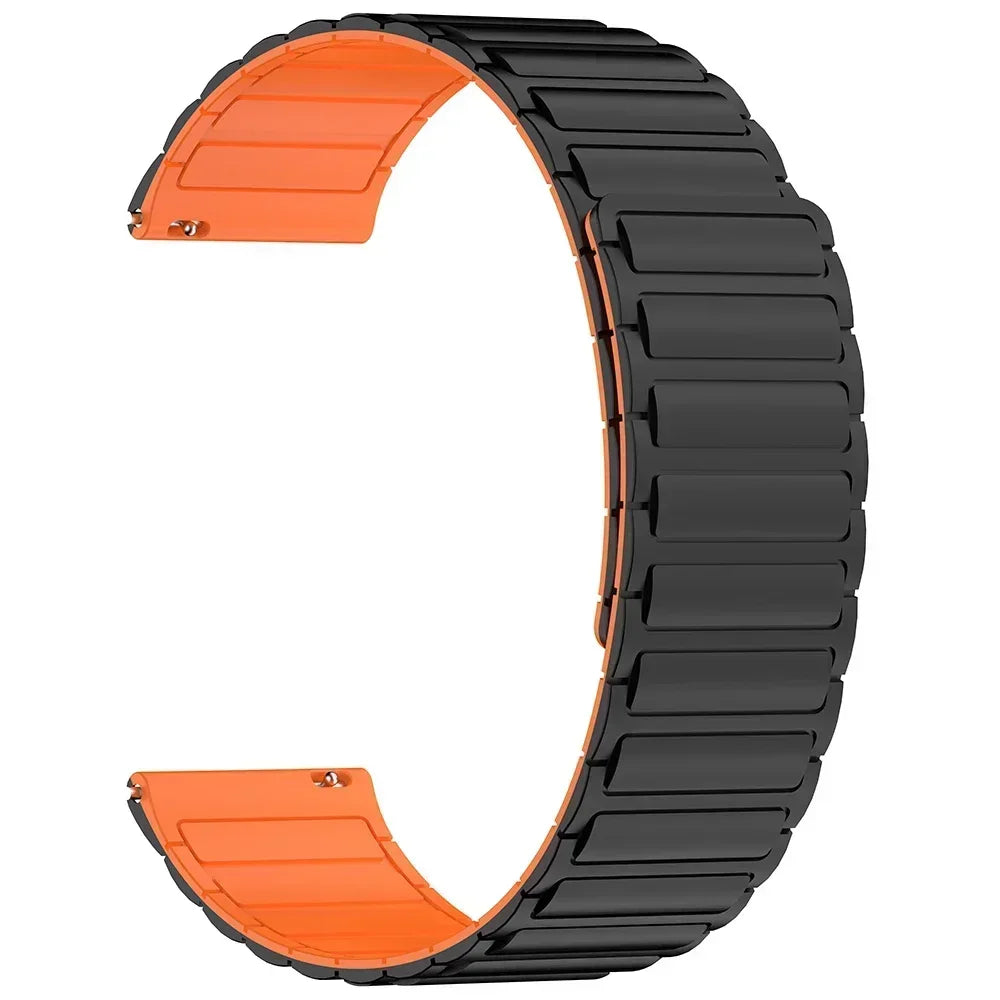 22mm Magnetic Silicone Strap | Versatile Sports Band Bracelet