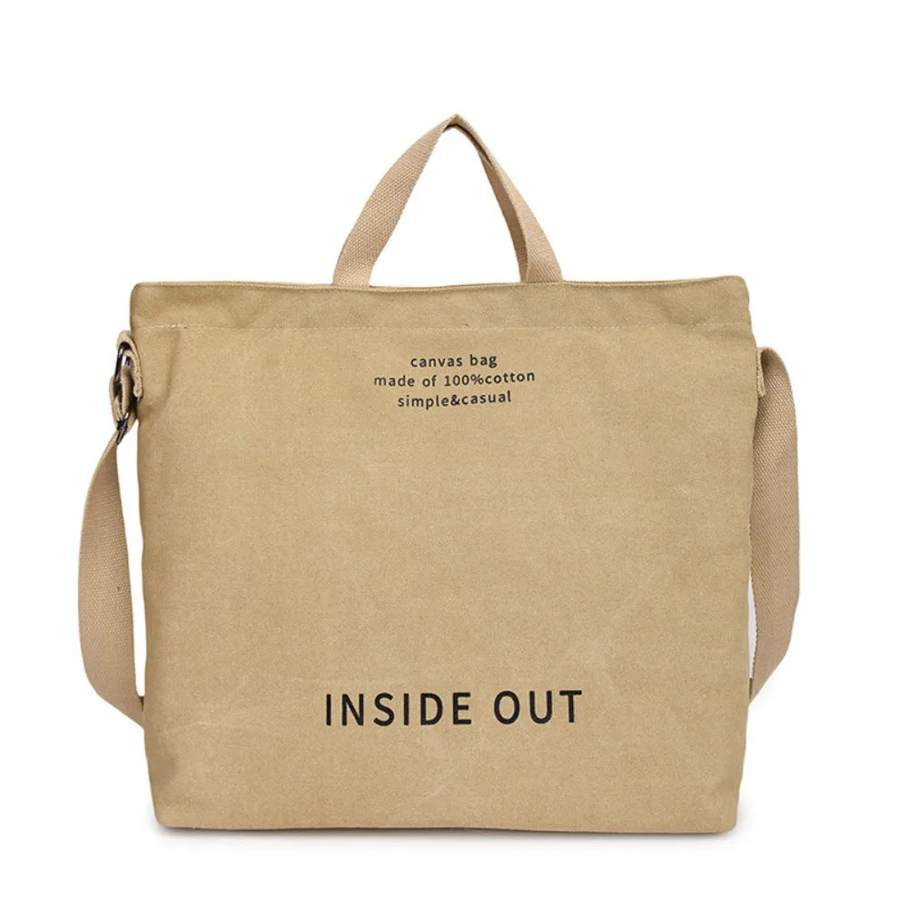Large Canvas Shoulder Tote Bag | Stylish & Functional Handbag