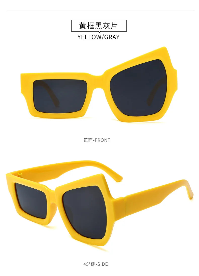 Polygon Vintage Square Sunglasses for Women & Men | Stylish Eyewear